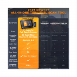 ⁦Foxwell NT809 BT Advanced Car Diagnostic Tool  Bluetooth OBD2 Scanner Bidirectional Testing 30+ IMMO Reset & Full System Diagnostics⁩ - الصورة ⁦8⁩