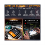 ⁦Foxwell NT809 BT Advanced Car Diagnostic Tool  Bluetooth OBD2 Scanner Bidirectional Testing 30+ IMMO Reset & Full System Diagnostics⁩ - الصورة ⁦5⁩