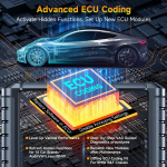 FOXWELL NT909 Professional-Grade OBD2 Scanner Advanced ECU Coding & Bidirectional Diagnostic Tool 30+ Service - Image 5