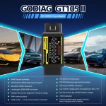 GODIAG GT105 II ECU Immo Prog AD ECU Connector Support Ford All Key Lost - Image 2