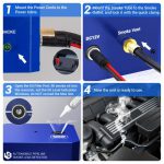 GODIAG C4/ A6 Smoke Leak Detector Test Leak in Vehicle Pipe Systems for Cars, Motorcycles, Snowmobiles, ATV, Boats - Imagem 8