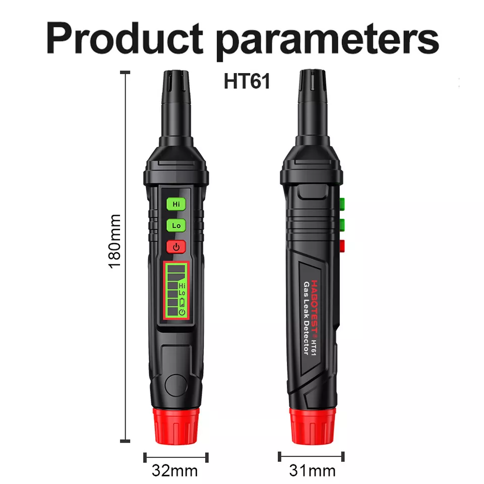 HABOTEST HT61 Gas Leak Detector Pen Combustible Natural Gas Detectors 1 HABOTEST HT61 Gas Leak Detector Pen Combustible Natural Gas Detectors - Imagen 1