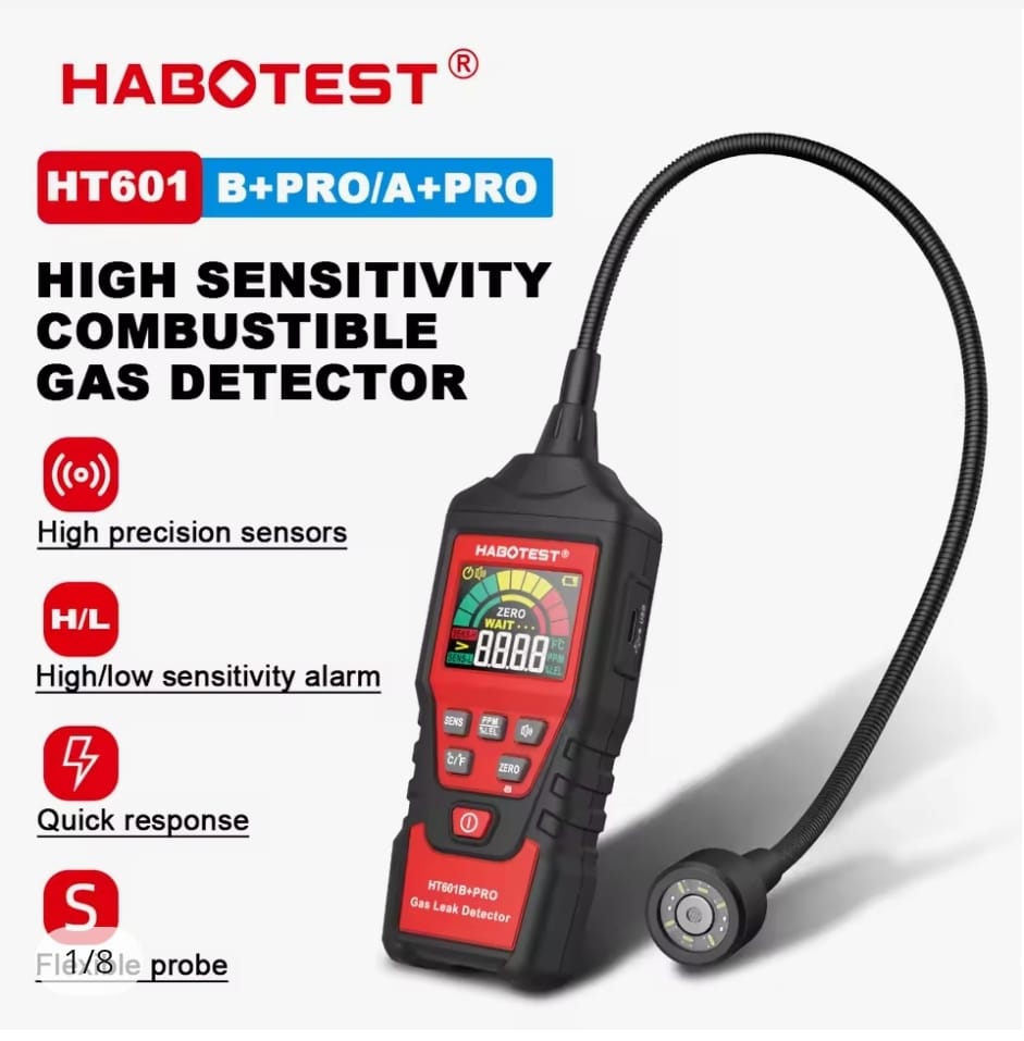 HABOTEST HT601B+PRO Gas Leak Detector 1 HABOTEST HT601B+PRO Gas Leak Detector - الصورة 1