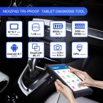 Humzor NexzPad With Bluetooth/WiFi Full System OBD2 8-inch Tablet Car Diagnostic Tool Key Programmer OBDII Car Repair Tool