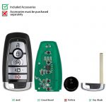 AUTEL IKEY Smart Key IKEYFD004AH IKEYFD005AH 4 Buttons/ 5 Buttons For Ford - Image 3