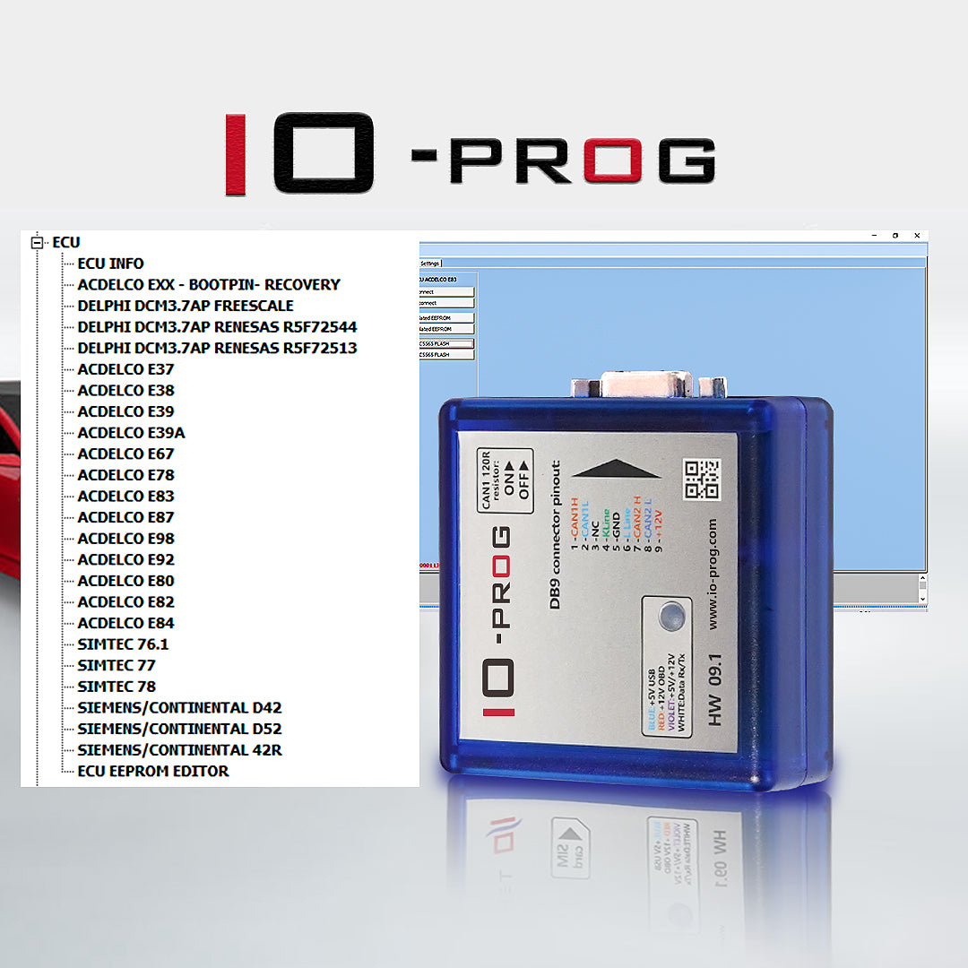 IO-PROG ECU Programmer With G-M/OPE-L ECU Activation Modules & Functions 1 IO-PROG ECU Programmer With G-M/OPE-L ECU Activation Modules & Functions – Bild 1