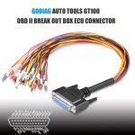 Colorful Jumper Cable DB25 for Godiag GT100 OBDII Breakout Box ECU Connector - Imagen 4