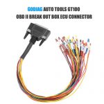 Colorful Jumper Cable DB25 for Godiag GT100 OBDII Breakout Box ECU Connector - Imagen 3