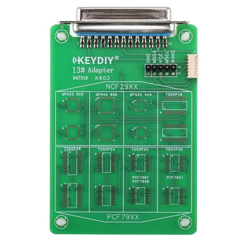 2026 KEYDIY 13# Remote Chip Reading Adapter for Reading Chip Data from Water-damaged or Broken 5C & 5D Keys 1 2026 KEYDIY 13# Remote Chip Reading Adapter for Reading Chip Data from Water-damaged or Broken 5C & 5D Keys - Imagen 1