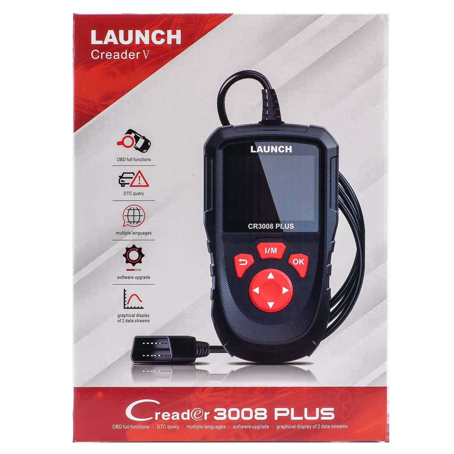 LAUNCH CR3008 PLUS OBD2 Auto Scanner Creader CR 3008 OBDII Engine Code Reader Scan tool Free Update Online 1 LAUNCH CR3008 PLUS OBD2 Auto Scanner Creader CR 3008 OBDII Engine Code Reader Scan tool Free Update Online – Image 1