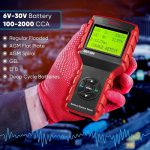 LAUNCH BST-500 Car Battery Tester Cranking and Charging System with Printer Test 6V 12V 24V Load Tester 100-2000 CCA - Imagen 6