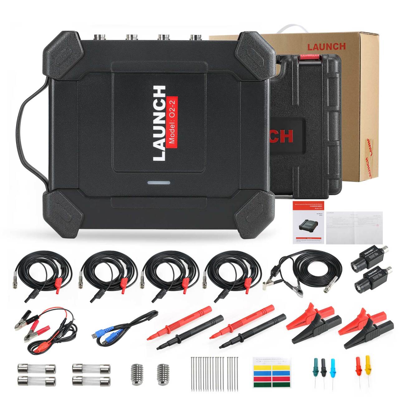 LAUNCH X431 O2-2 Scope box Oscilloscope (4 Channels) USB Port 1 LAUNCH X431 O2-2 Scope box Oscilloscope (4 Channels) USB Port - الصورة 1