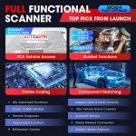 LAUNCH X431 PRO3S+Smartlink HD Heavy Duty Truck Diagnostic Scanner – Bild 12
