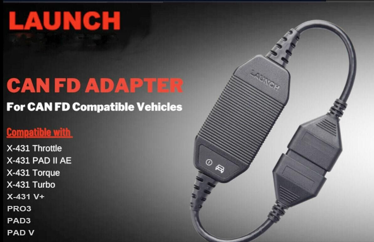 Launch X431 CAN FD Adapter for X431 V+, X431 Throttle, X431 PAD V/II 1 Launch X431 CAN FD Adapter for X431 V+, X431 Throttle, X431 PAD V/II - immagine 1