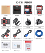 ⁦Launch X431 PRO 5 OBD2 Scanner Diagnostic Tool Support ECU Programming⁩ - الصورة ⁦4⁩