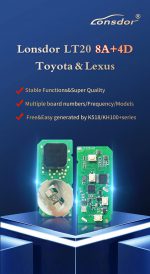 Lonsdor LT20-01 01J0 Smart Key PCB | 4D/8A for Toyota Lexus 2006-2015 | 315/433MHz – Bild 6