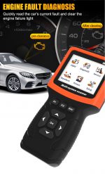 Car Fault Diagnostic Instrument M301 Engine Tester OBD2 Testing Tool Reading Code Card Abs Airbag - Imagem 6