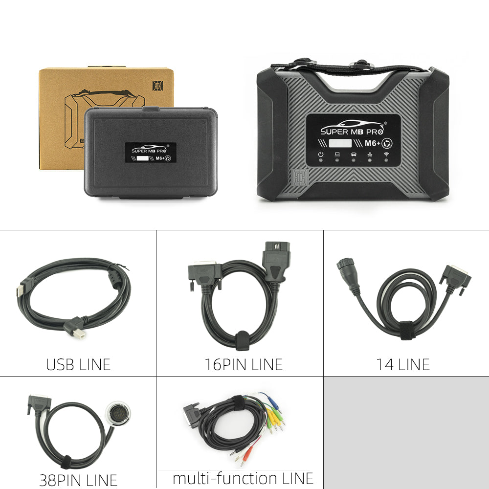 SUPER MB PRO M6+ Pro Star Diagnosis Tool Full Configuration for Benz Cars and Trucks Supports BMW Aicoder E-SYS and Immercode 1 SUPER MB PRO M6+ Pro Star Diagnosis Tool Full Configuration for Benz Cars and Trucks Supports BMW Aicoder E-SYS and Immercode - Image 1