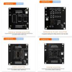 XHORSE Multi Prog Adapters Adapters Kit VH24 SOP44 & TSOP48+VH29 EEPROM & FLASH+VH30 SOP44+VH31 TSOP48