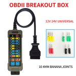 OBD2 Breakout Box 12V 24V Universal DLC Connector with Pin Out Box for Auto, Motor & Heavy-Duty equipments – Bild 5