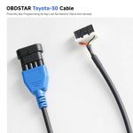 OBDSTAR Toyota-30 Cable Support 4A and 8A-BA All Key Lost for X300 DP PLUS/ X300 PRO4/ X300 DP Key Master - immagine 2