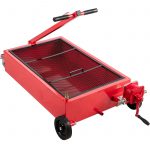 Oil Drain Pan 20 Gal with Pump Hose Swivel Casters Wheels for Car - Image 3