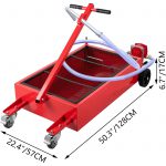 Oil Drain Pan 20 Gal with Pump Hose Swivel Casters Wheels for Car - Image 4
