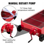 Oil Drain Pan 20 Gal with Pump Hose Swivel Casters Wheels for Car - Image 5