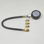 ⁦Petrol Gas Engine Cylinder Compression Tester Kit 8pcs Precision Automotive Tool Pressure Gauge⁩ - الصورة ⁦2⁩