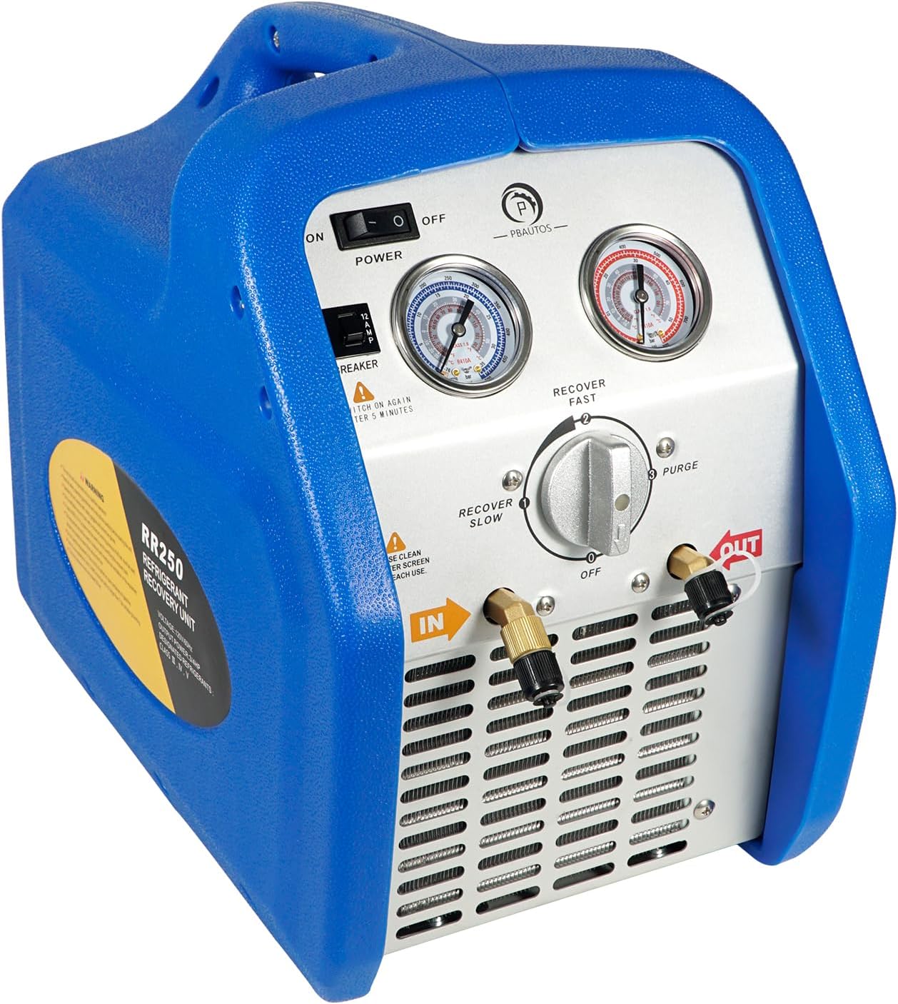 RR250 Portable AC Refrigerant Recovery Machine 3/4 HP 4 R410A HVAC 1 RR250 Portable AC Refrigerant Recovery Machine 3/4 HP 4 R410A HVAC - الصورة 1
