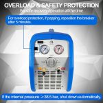 ⁦RR250 Portable AC Refrigerant Recovery Machine 3/4 HP 4 R410A HVAC⁩ - الصورة ⁦5⁩
