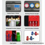 LAUNCH VALUE 1000 PLUS Fully Automatic Refrigerant Recovery Cleaning Filling Machine R134A R1234YF Silent Car Repair Tool - Image 6
