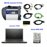 SD Connect C4 DoiP Star Diagnosis with V2026.03 Xentry Software Pre-installed in Lenovo T430 Laptop Ready to Use - Imagen 2
