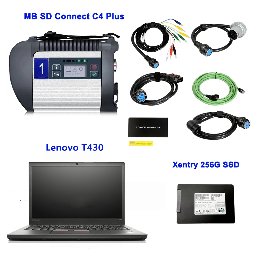 SD Connect C4 DoiP Star Diagnosis with V2026.03 Xentry Software Pre-installed in Lenovo T430 Laptop Ready to Use 1 SD Connect C4 DoiP Star Diagnosis with V2026.03 Xentry Software Pre-installed in Lenovo T430 Laptop Ready to Use - Imagen 1