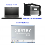 MB SD Connect C5 with Lenovo Laptop and V2023.09 Software 500G Full Set Ready to Use - 画像 (2)