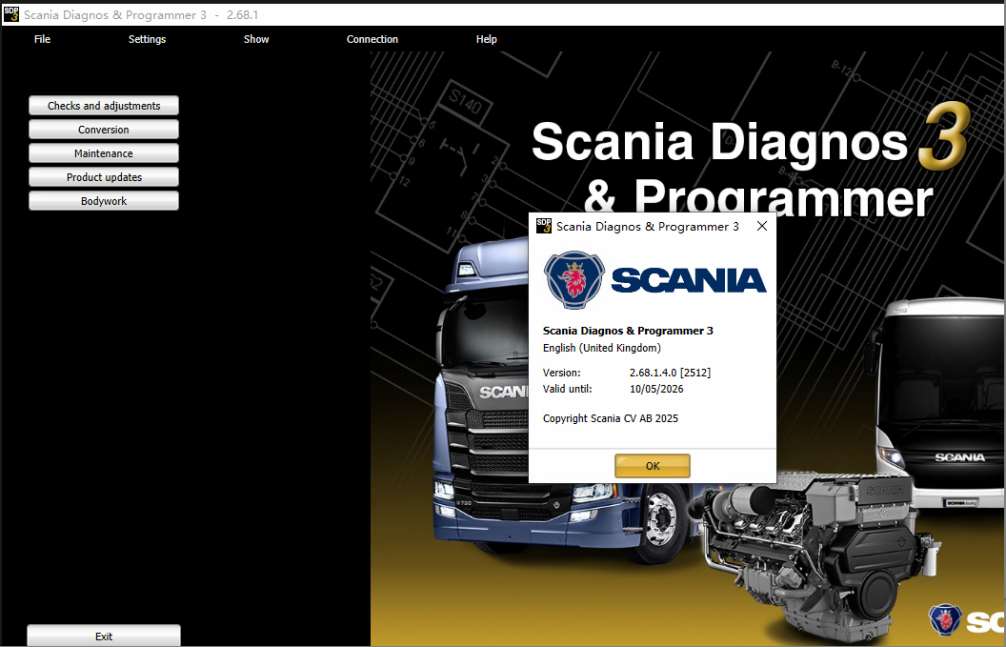 Scania SDP3 V2.68 Diagnosis & Programming Software With Scania Xcom 2.54 and 2025 Scania Multi Spare Parts and Manuals 1 Scania SDP3 V2.68 Diagnosis & Programming Software With Scania Xcom 2.54 and 2025 Scania Multi Spare Parts and Manuals - Imagen 1