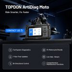 TOPDON Artidiag MOTO Motorcycle Diagnostic Tool Supports 15 Motorcycle Brands 1 year software upgrade - Imagem 6