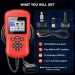 VXDAS TPMaster TPMS Programming Tool & OBD2 Scanner Bundle (Includes 4 Universal Sensors) - 画像 (12)