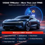 VXDAS TPMaster TPMS Programming Tool & OBD2 Scanner Bundle (Includes 4 Universal Sensors) - 画像 (9)