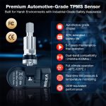 VXDAS TPMaster TPMS Programming Tool & OBD2 Scanner Bundle (Includes 4 Universal Sensors) - 画像 (3)