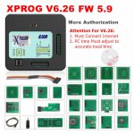 XPROG M V6.50 V6.26  A New Authorizations XPROG Metal Box XPROG-M ECU Programmer with Full Adapters - Imagem 2