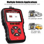 VIDENT iBT200 9V-36V Battery Tester for 12V Passenger Cars and 24V Heavy Duty Trucks 100 to 2000 CCA Car Battery Analyzer - Image 3