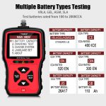 VIDENT iBT200 9V-36V Battery Tester for 12V Passenger Cars and 24V Heavy Duty Trucks 100 to 2000 CCA Car Battery Analyzer - Image 4