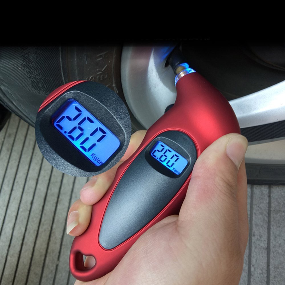 VXDAS Digital Tire Pressure Gauge Small portable design can extend tire life Settings for Car Truck Bicycle with Backlit LCD and Anti-skid Rubber Handle 1 VXDAS Digital Tire Pressure Gauge Small portable design can extend tire life Settings for Car Truck Bicycle with Backlit LCD and Anti-skid Rubber Handle – Bild 1