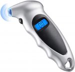 VXDAS Digital Tire Pressure Gauge Small portable design can extend tire life Settings for Car Truck Bicycle with Backlit LCD and Anti-skid Rubber Handle – Bild 4