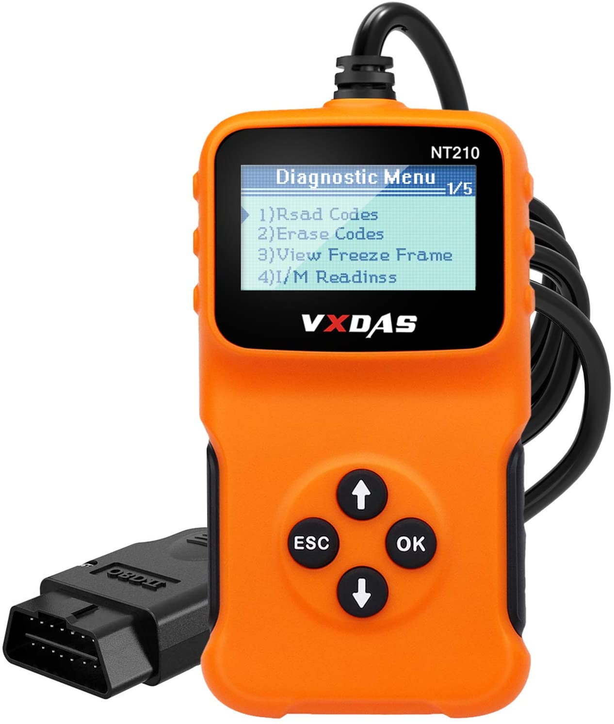 VXDAS NT210 OBD2 Scanner Car Diagnostic Scan Tool Check Engine Light Universal OBDII Code Reader, Smog Check of All CAN Fault Car After 1996 1 VXDAS NT210 OBD2 Scanner Car Diagnostic Scan Tool Check Engine Light Universal OBDII Code Reader, Smog Check of All CAN Fault Car After 1996 - Image 1