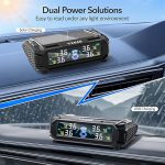 VXDAS Wireless Solar TPMS Tire Pressure Monitoring System with 4 Sensors & 4 Alarm Modes - immagine 4