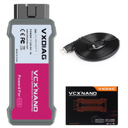 VXDIAG VCX NANO RVDIAG For Renault All Systems Diagnostic Tool J2534 ECU Coding & Programming OBD2 Scanner 1 VXDIAG VCX NANO RVDIAG For Renault All Systems Diagnostic Tool J2534 ECU Coding & Programming OBD2 Scanner - الصورة 1