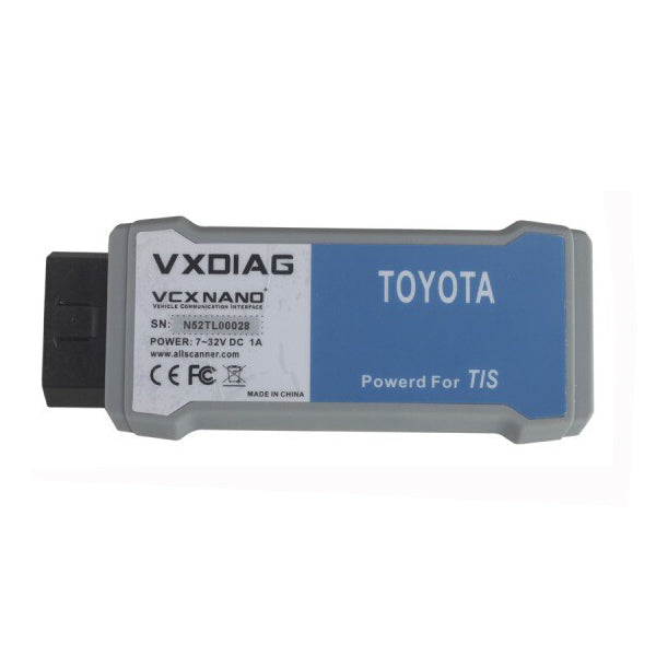 VXDIAG VCX NANO for TOYOTA TIS Techstream V15.00.026 Compatible with SAE J2534 1 VXDIAG VCX NANO for TOYOTA TIS Techstream V15.00.026 Compatible with SAE J2534 – Image 1