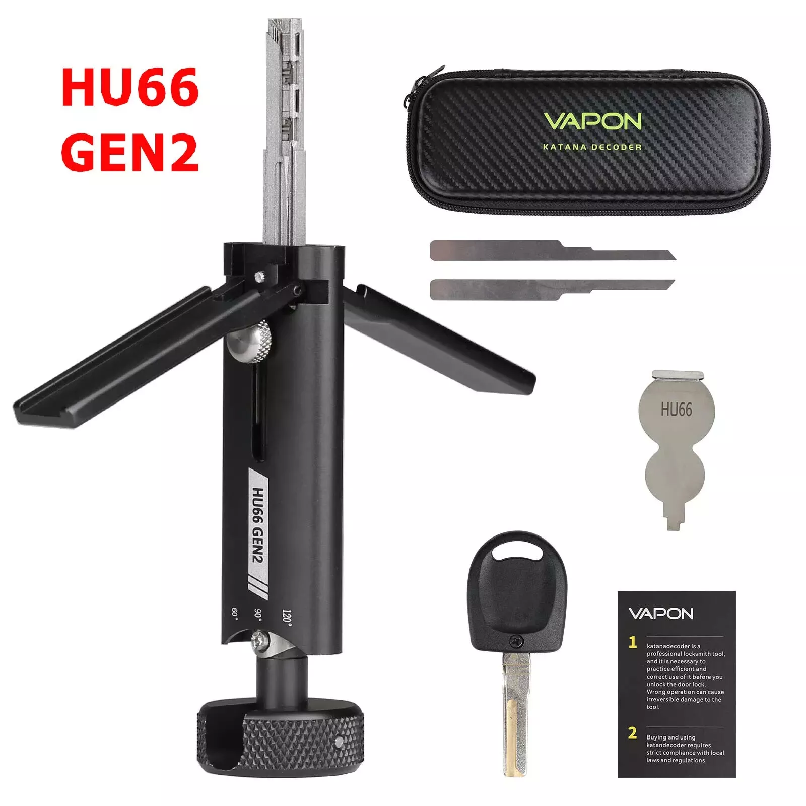 Vapon Katana Decoder HU66 Gen2 Auto Pick & Decoder Tool 1 Vapon Katana Decoder HU66 Gen2 Auto Pick & Decoder Tool – Image 1
